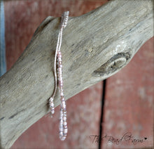 Load image into Gallery viewer, Handmade Dainty Adjustable Yoga Style String Bracelet -or- Anklet
