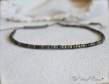 Load image into Gallery viewer, Handmade Dainty Adjustable Yoga Style String Bracelet -or- Anklet
