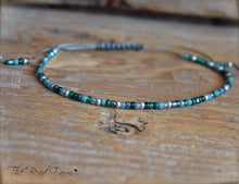 Load image into Gallery viewer, Handmade Dainty Adjustable Yoga Style String Bracelet -or- Anklet
