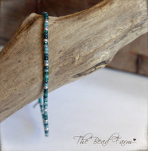 Load image into Gallery viewer, Handmade Dainty Adjustable Yoga Style String Bracelet -or- Anklet
