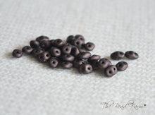 Load image into Gallery viewer, Matte Dark Bronze Czech Glass Super Duo beads by Matubo
