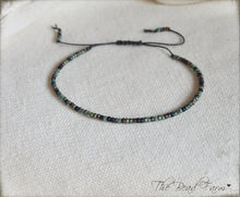 Load image into Gallery viewer, Handmade Dainty Adjustable Yoga Style String Bracelet -or- Anklet
