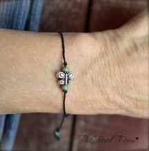 Load image into Gallery viewer, Dainty Adjustable Yoga Style Hippie String Bracelet with Butterfly
