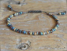 Load image into Gallery viewer, Adjustable Yoga Style Hippie Bracelet with 6/0 Miyuki Glass Seed Beads
