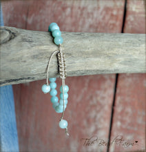 Load image into Gallery viewer, Amazonite Bracelet - Adjustable Yoga Bracelet - The Bead Farm
