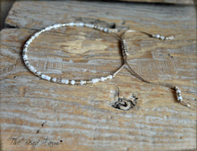 Load image into Gallery viewer, Handmade Dainty Adjustable Yoga Style String Bracelet -or- Anklet
