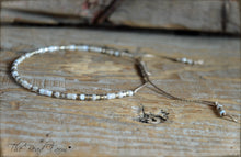 Load image into Gallery viewer, Handmade Dainty Adjustable Yoga Style String Bracelet -or- Anklet
