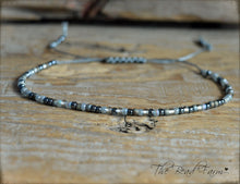 Load image into Gallery viewer, Handmade Dainty Adjustable Yoga Style String Bracelet -or- Anklet
