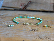 Load image into Gallery viewer, Seed Bead Bracelet- Adjustable Yoga Bracelet- The Bead Farm
