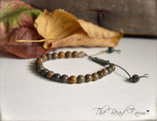 Load image into Gallery viewer, Jasper Bracelet - Adjustable Yoga Bracelet- The Bead Farm
