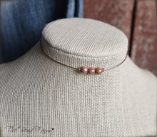 Load image into Gallery viewer, Boho Hippie Choker Necklace - String Choker with Czech Beads - The Bead Farm
