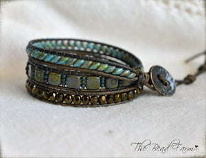 3-in-1 bracelet- Combo Bead Wraps -The Bead Farm