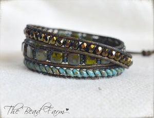 3-in-1 bracelet- Combo Bead Wraps -The Bead Farm