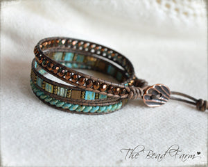 3-in-1 bracelet- Combo Bead Wraps -The Bead Farm