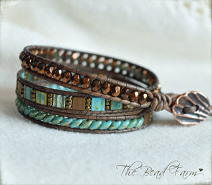 3-in-1 bracelet- Combo Bead Wraps -The Bead Farm