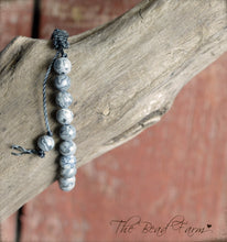 Load image into Gallery viewer, Jasper Gemstone Bracelet - Adjustable Yoga Bracelet- The Bead Farm
