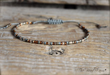 Load image into Gallery viewer, Handmade Dainty Adjustable Yoga Style String Bracelet -or- Anklet
