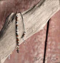 Load image into Gallery viewer, Handmade Dainty Adjustable Yoga Style String Bracelet -or- Anklet
