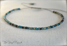 Load image into Gallery viewer, Handmade Dainty Adjustable Yoga Style String Bracelet -or- Anklet
