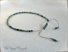 Load image into Gallery viewer, Handmade Dainty Adjustable Yoga Style String Bracelet -or- Anklet
