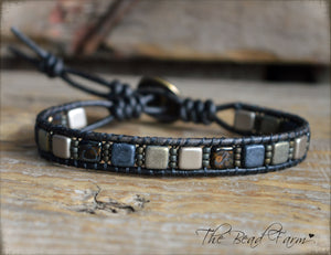 Men's Tile Bracelet - Men's Jewelry - The Bead Farm