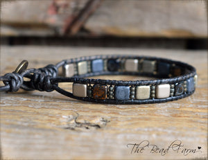 Men's Tile Bracelet - Men's Jewelry - The Bead Farm