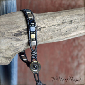 Men's Tile Bracelet - Men's Jewelry - The Bead Farm