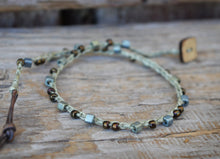 Load image into Gallery viewer, Hand Crocheted Bead Anklet - Dainty Anklets - The Bead Farm
