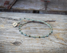 Load image into Gallery viewer, Hand Crocheted Bead Anklet - Dainty Anklets - The Bead Farm
