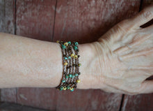 Load image into Gallery viewer, Hand Crocheted Boho Triple Wrap Bracelet - The Bead Farm
