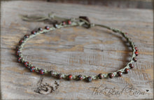 Load image into Gallery viewer, Hand Crocheted Bead Anklet - Boho Style - The Bead Farm
