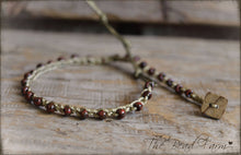 Load image into Gallery viewer, Hand Crocheted Bead Anklet - Anklets with Seed Beads - The Bead Farm
