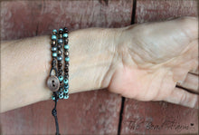 Load image into Gallery viewer, Hand Crocheted Bead Wrap Bracelet or Necklace - The Bead Farm
