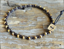 Load image into Gallery viewer, Hand Crocheted Boho Anklet - Anklets with Seed Beads- The Bead Farm
