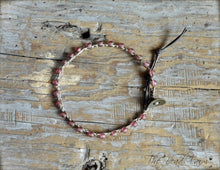 Load image into Gallery viewer, Crocheted Bead Anklet - Beaded Crochet Jewelry - The Bead Farm

