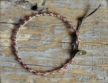 Load image into Gallery viewer, Crocheted Bead Anklet - Beaded Crochet Jewelry - The Bead Farm
