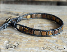 Load image into Gallery viewer, Men&#39;s Tile Bracelet - Men&#39;s Jewelry - The Bead Farm
