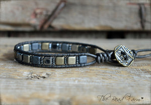 Men's Tile Bracelet - Men's Jewelry - The Bead Farm