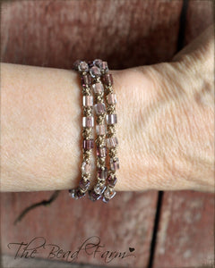 Boho Wrap Bracelet - Crocheted Bead Wrap - The Bead Farm