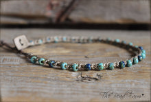Load image into Gallery viewer, Boho Style Hand Crocheted Anklet with Beads - The Bead Farm
