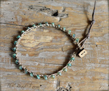 Load image into Gallery viewer, Handmade Crocheted Bead Anklet - Beach Anklet - The Bead Farm
