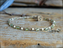 Load image into Gallery viewer, Crocheted Bead Anklet - Dainty Anklets - The Bead Farm
