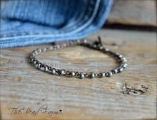Load image into Gallery viewer, Dainty Boho Style Hand Crocheted Bead Anklet - The Bead Farm
