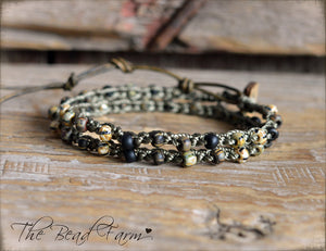 Versatile Crocheted Choker Necklace / Wrap Bracelet - The Bead Farm