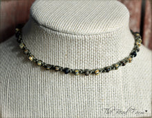 Load image into Gallery viewer, Versatile Crocheted Choker Necklace / Wrap Bracelet - The Bead Farm
