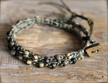 Load image into Gallery viewer, Versatile Crocheted Choker Necklace / Wrap Bracelet - The Bead Farm
