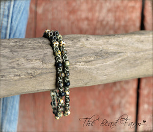 Versatile Crocheted Choker Necklace / Wrap Bracelet - The Bead Farm