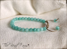 Load image into Gallery viewer, Amazonite Bracelet - Adjustable Yoga Bracelet - The Bead Farm
