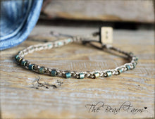 Load image into Gallery viewer, Hand Crocheted Bead Anklet - Dainty Anklets - The Bead Farm
