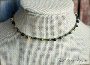 Crocheted Bead Choker / Crocheted Bead Wraps - The Bead Farm